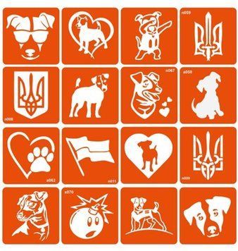Пес Патрон, класична колекція, 6*6 см, 16 шт BT103 фото