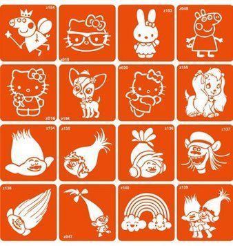 Trolls + Kitti + Pepa, класична колекція, 6*6 см, 16 шт BT113 фото