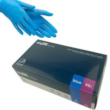 Рукавички нiтриловi "easyCARE" Blue, XS, 100 шт. RT33-1 фото